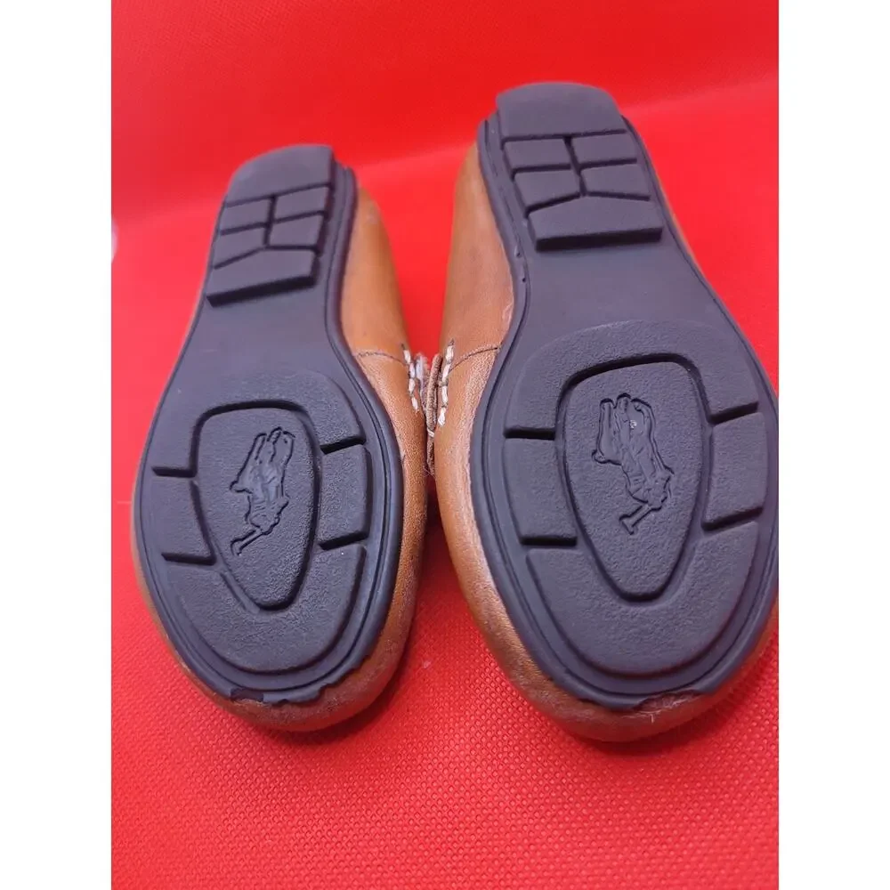 Polo by Ralph Lauren Brown Kids Leather Loafers